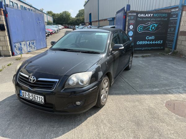Toyota Avensis Saloon, Petrol, 2007, Black