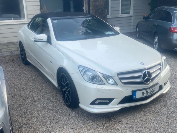 Mercedes-Benz E-Class Convertible, Diesel, 2011, White