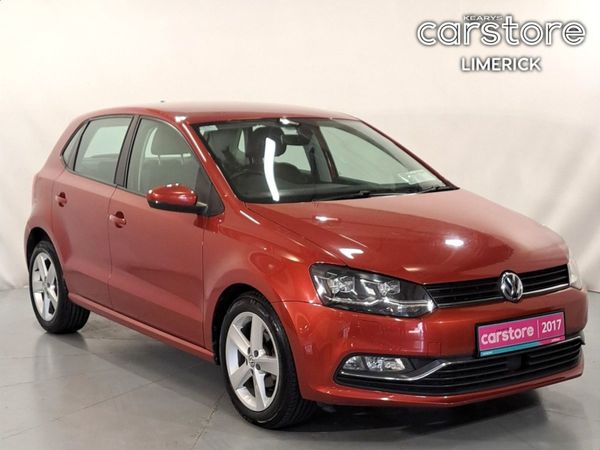 Volkswagen Polo Hatchback, Petrol, 2017, Red