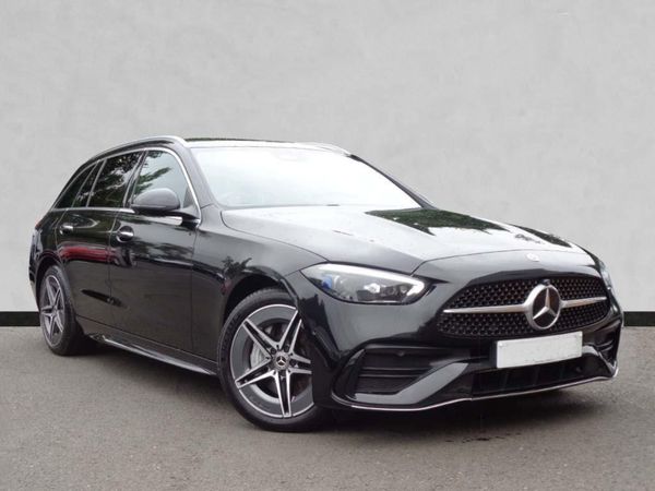 Mercedes-Benz C-Class Estate, Petrol Hybrid, 2022, Black