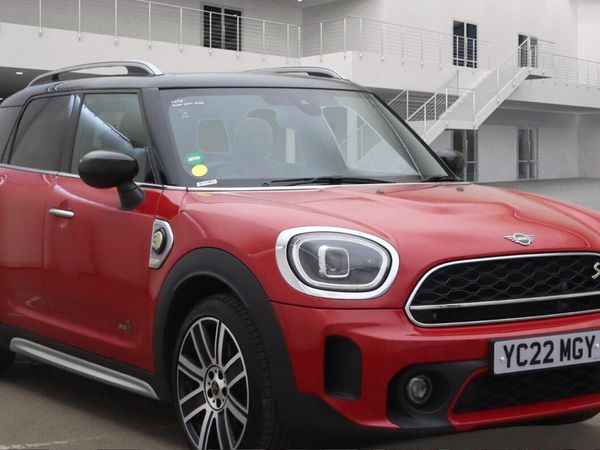 Mini Cooper SUV, Petrol Plug-in Hybrid, 2022, Red