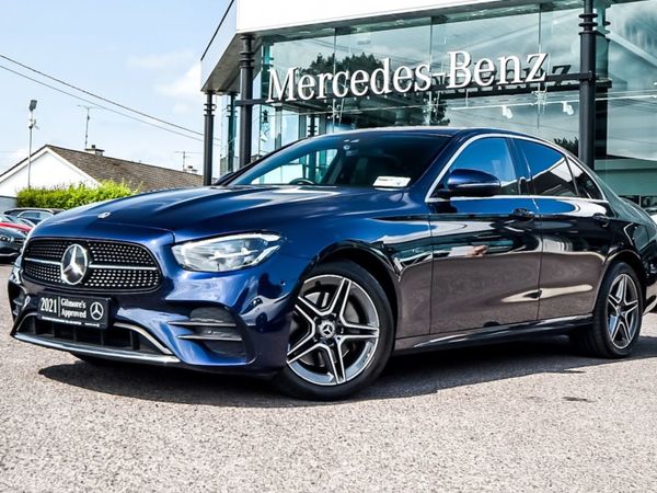 Mercedes-Benz E-Class Saloon, Diesel Plug-in Hybrid, 2021, Blue