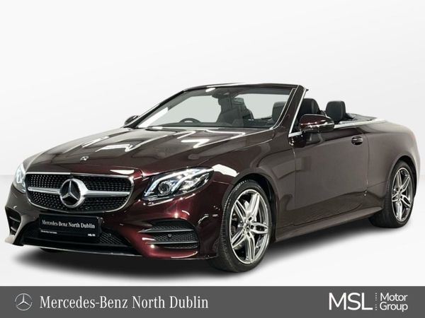 Mercedes-Benz E-Class Cabriolet, Diesel, 2019, Red