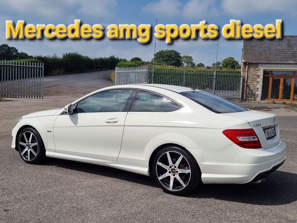 Mercedes-Benz C-Class Coupe, Diesel, 2012, White