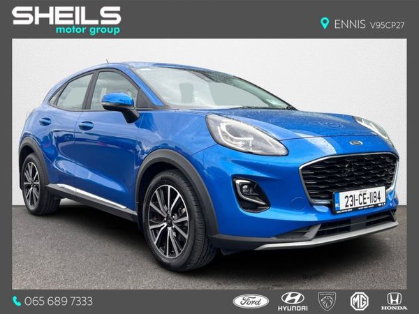 Ford Puma Crossover, Petrol Hybrid, 2023, Blue