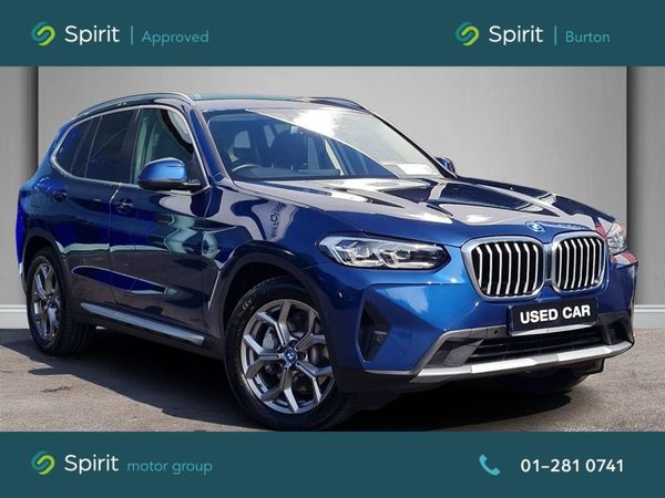 BMW X3 SUV, Petrol Plug-in Hybrid, 2022, Blue