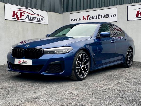BMW 5-Series Saloon, Diesel, 2021, Blue