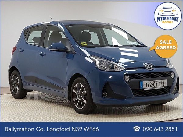 Hyundai i10 Hatchback, Petrol, 2017, Blue