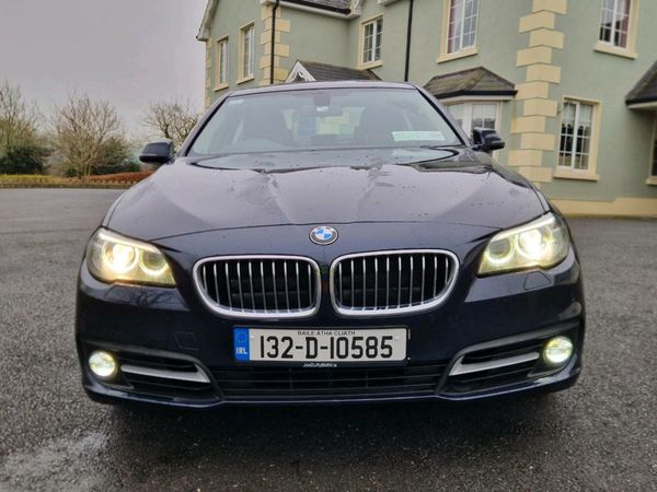 BMW 5-Series Saloon, Diesel, 2013, Blue