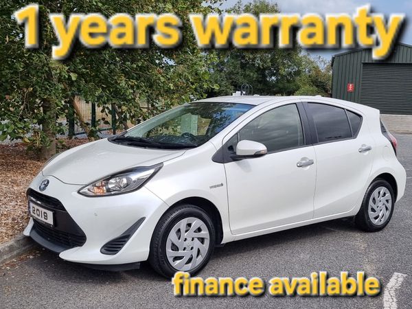 Toyota Aqua Hatchback, Petrol Hybrid, 2019, White