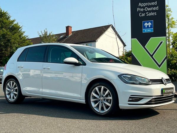 Volkswagen Golf Hatchback, Petrol, 2018, White