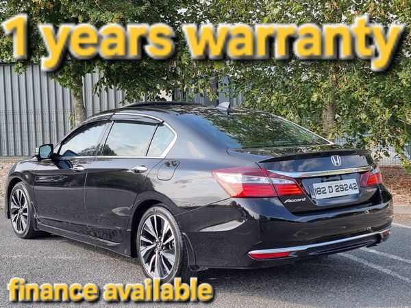 Honda Accord Saloon, Petrol Hybrid, 2018, Black