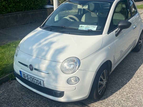 Fiat 500 Hatchback, Petrol, 2010, White