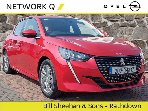 Peugeot 208 Hatchback, Petrol, 2020, Red