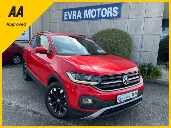 Volkswagen T-Cross SUV, Petrol, 2020, Red
