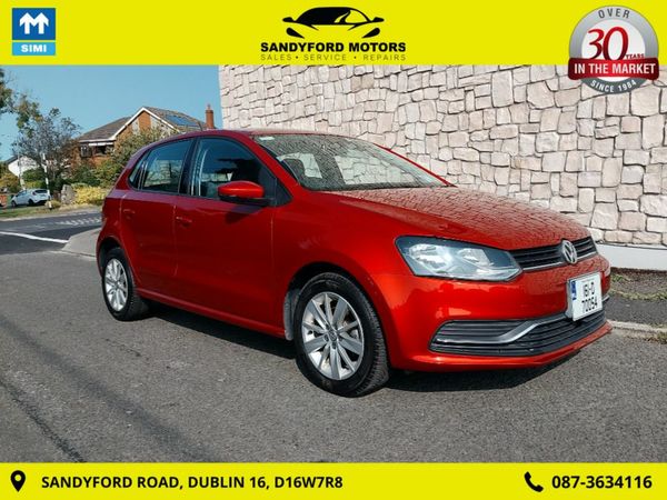 Volkswagen Polo Hatchback, Petrol, 2016, Red