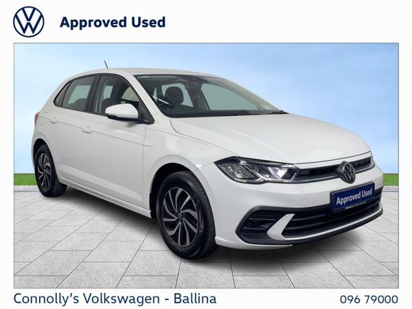 Volkswagen Polo Hatchback, Petrol, 2023, White