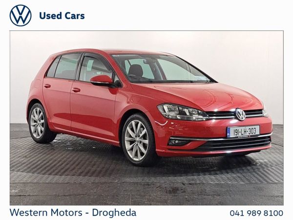 Volkswagen Golf Estate, Diesel, 2019, Red