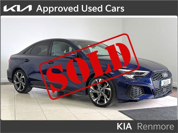 Audi A3 Saloon, Petrol, 2021, Blue