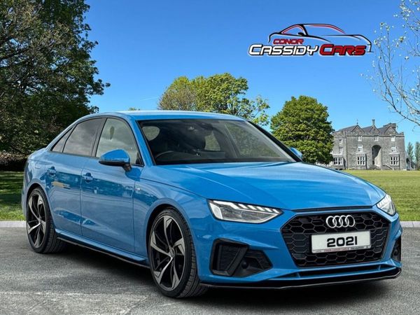 Audi A4 Saloon, Diesel, 2021, Blue