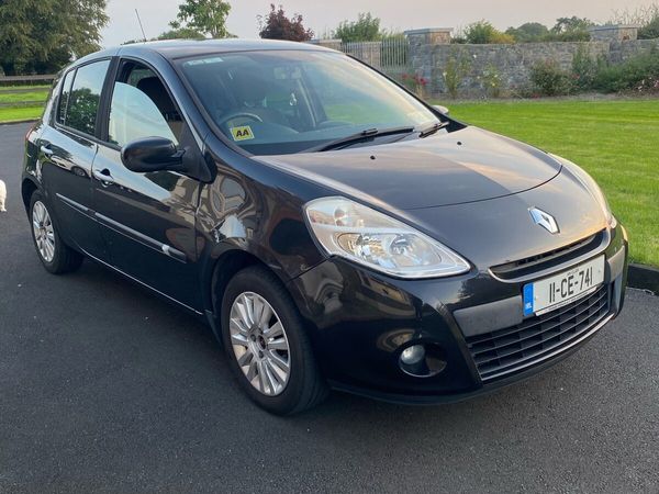 Renault Clio Hatchback, Ethanol Petrol, 2011, Black