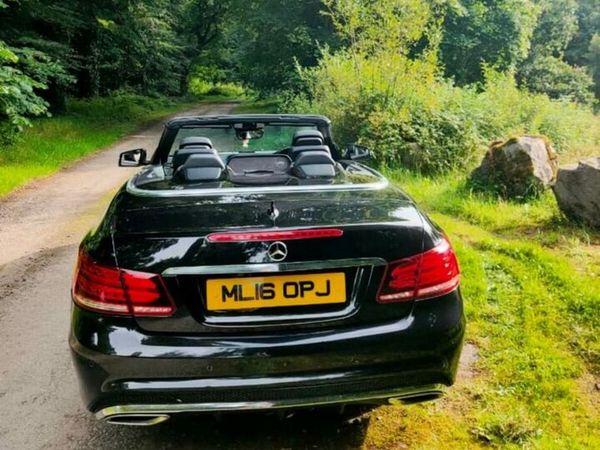 Mercedes-Benz E-Class Convertible, Diesel, 2016, Black