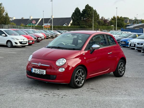 Fiat 500 Hatchback, Petrol, 2014, Red