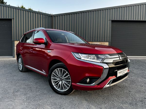 Mitsubishi Outlander SUV, Petrol Plug-in Hybrid, 2019, Red