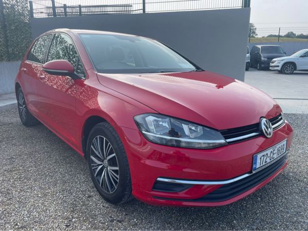 Volkswagen Golf Hatchback, Diesel, 2017, Red