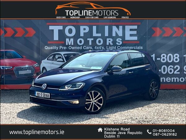 Volkswagen Golf Hatchback, Petrol, 2019, Blue