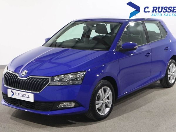 Skoda Fabia , Petrol, 2021, Blue
