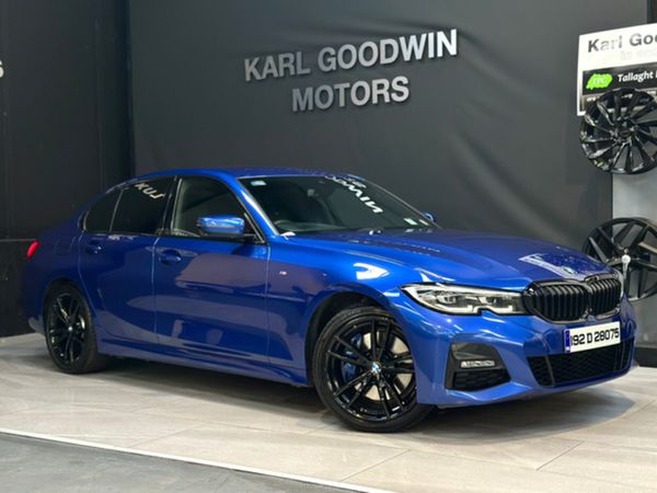 BMW 3-Series Saloon, Petrol Plug-in Hybrid, 2019, Blue