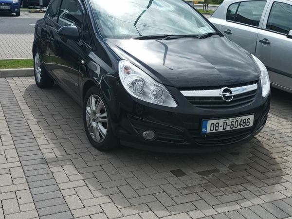 Opel Corsa Hatchback, Petrol, 2008, Black