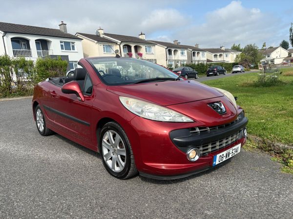 Peugeot 207 Convertible, Diesel, 2008, Red
