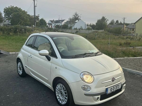 Fiat 500 Hatchback, Petrol, 2010, White