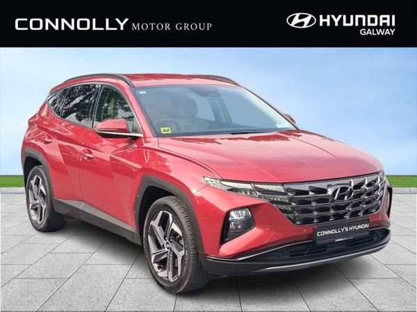 Hyundai Tucson SUV, Petrol Hybrid, 2023, Red