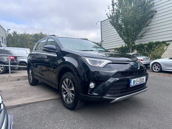 Toyota RAV4 SUV, Petrol Hybrid, 2018, Black