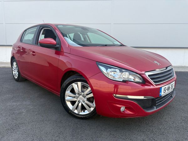 Peugeot 308 Hatchback, Diesel, 2015, Red