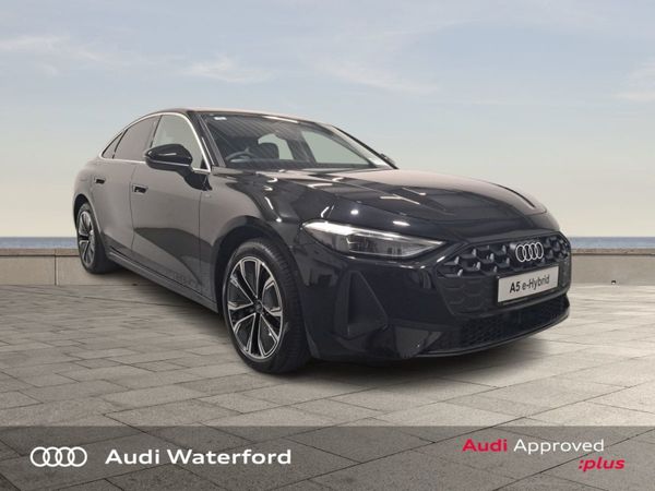 Audi A5 Saloon, Petrol Plug-in Hybrid, 2025, Black