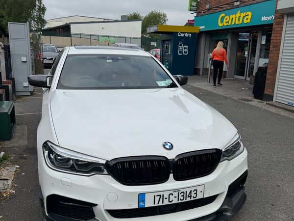 BMW 5-Series Saloon, Diesel, 2017, White