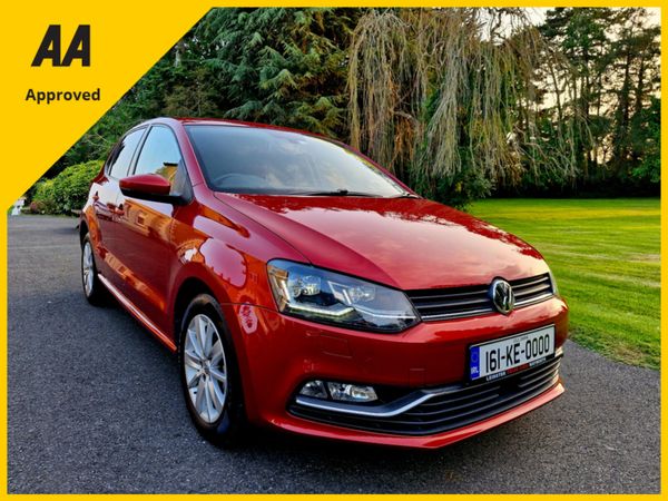 Volkswagen Polo Hatchback, Petrol, 2016, Red