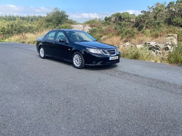Saab 9-3 Saloon, Ethanol Petrol, 2008, Black