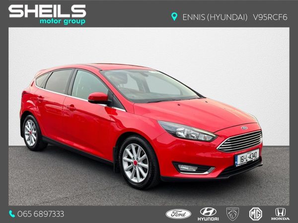 Ford Focus Hatchback, Diesel, 2016, Red