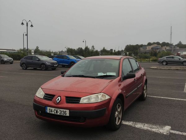 Renault Megane Saloon, Petrol, 2004, Red