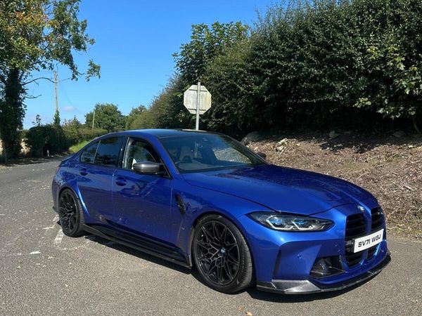 BMW M3 Saloon, Petrol, 2021, Blue