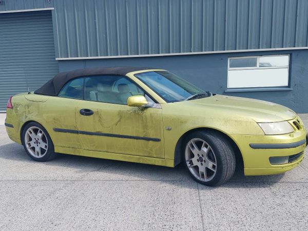 Saab 9-3 Convertible, Petrol, 2005, Yellow
