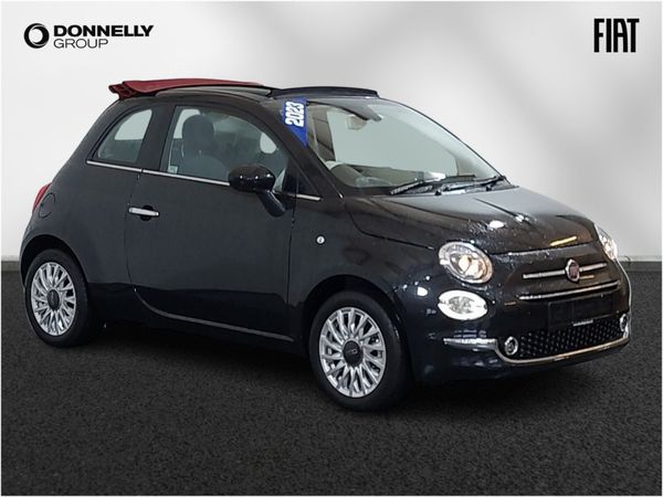 Fiat 500 Convertible, Petrol, 2023, Black