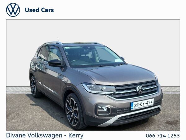 Volkswagen T-Cross SUV, Petrol, 2021, Grey