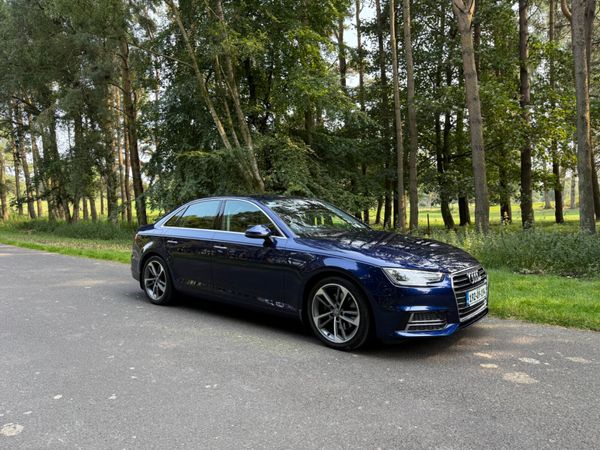 Audi A4 Saloon, Diesel, 2019, Blue