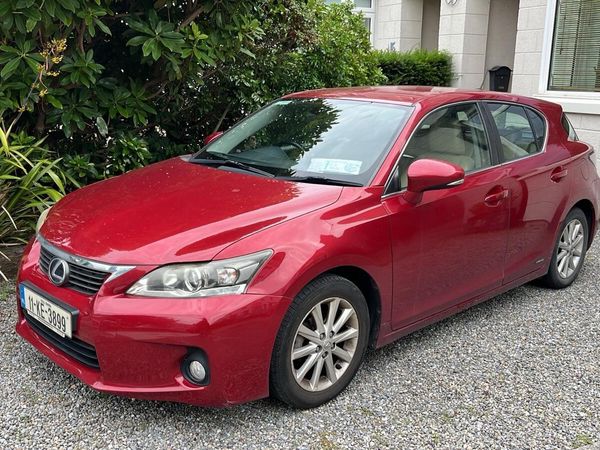 Lexus CT Hatchback, Petrol Hybrid, 2011, Red